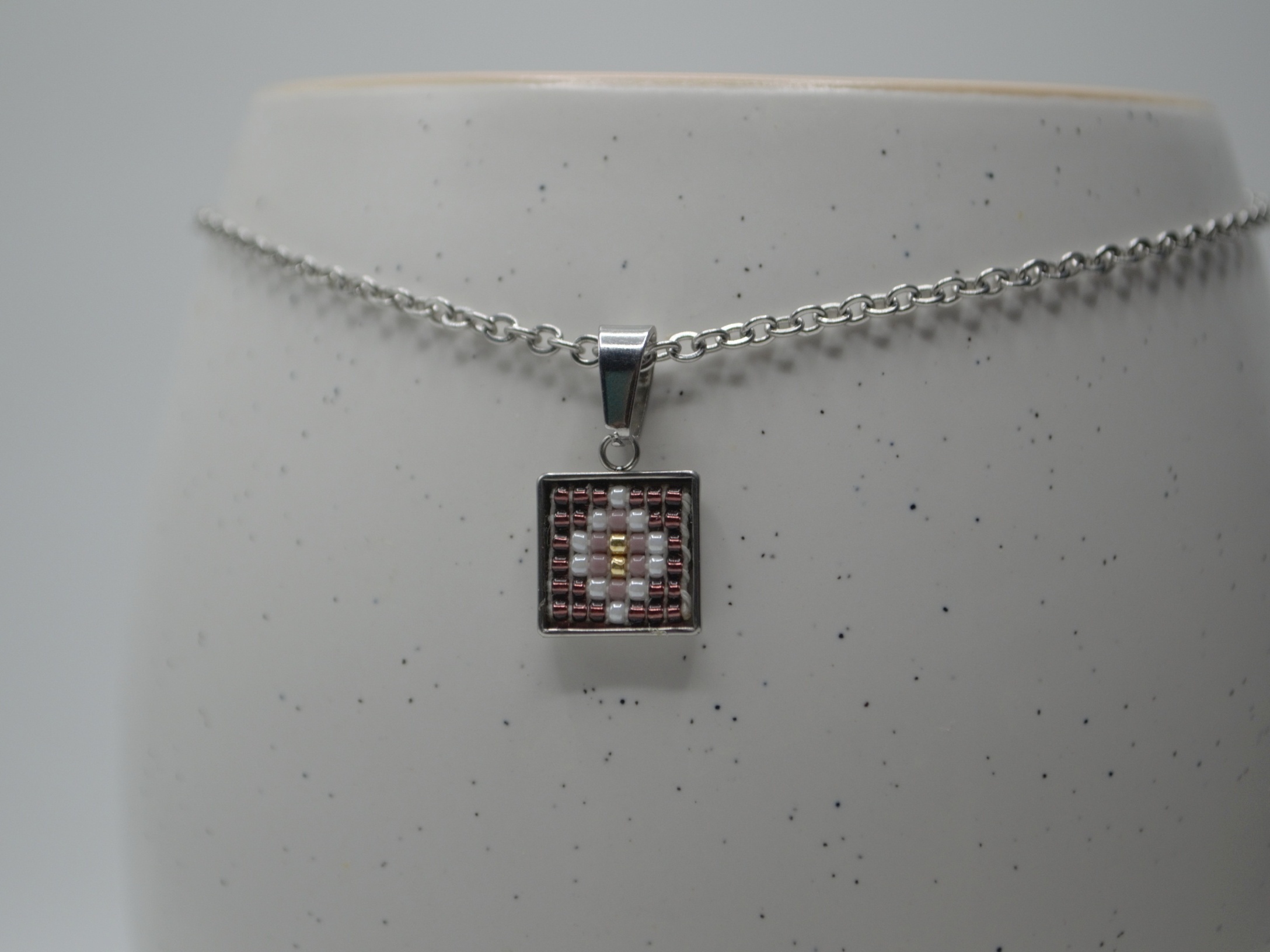 Pandantiv inox mic, model mov