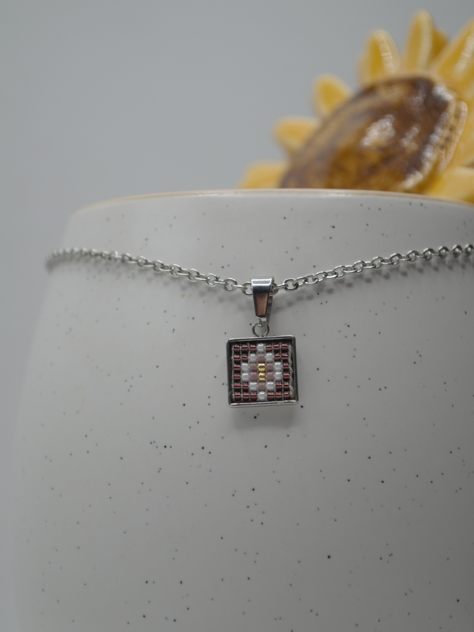 Pandantiv inox mic, model mov - imagine 2