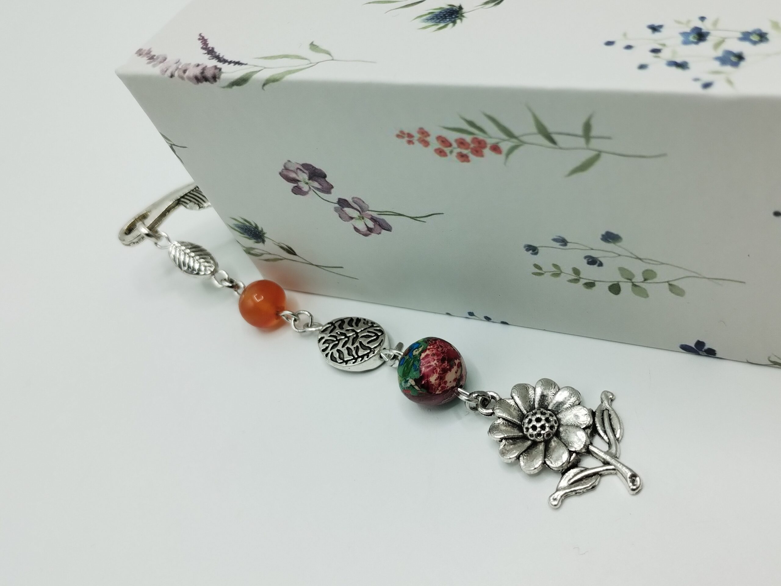 Semn de carte mare - Floare - imagine 2