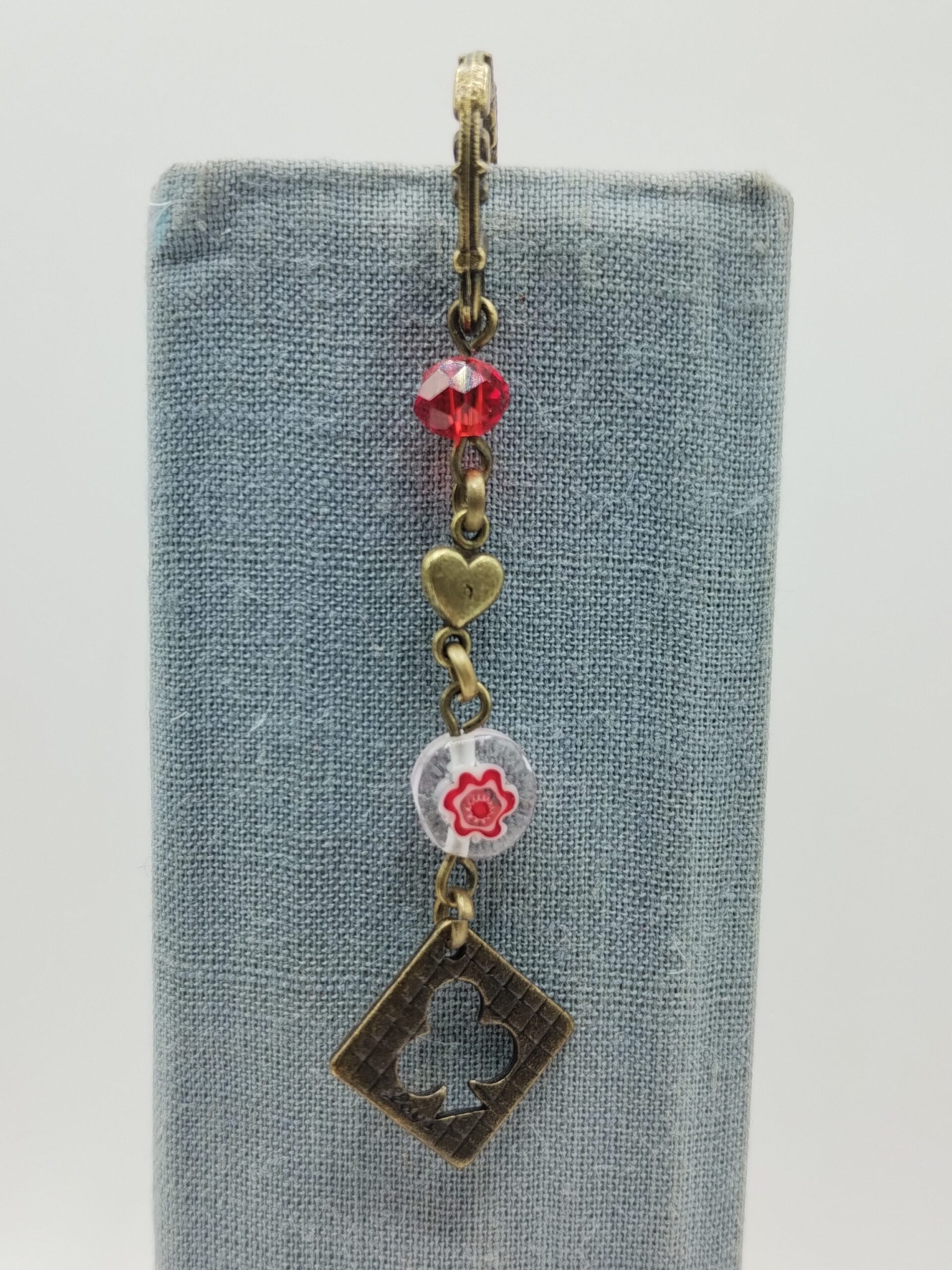 Semn de carte mic, antichizat – Trifoi - imagine 2