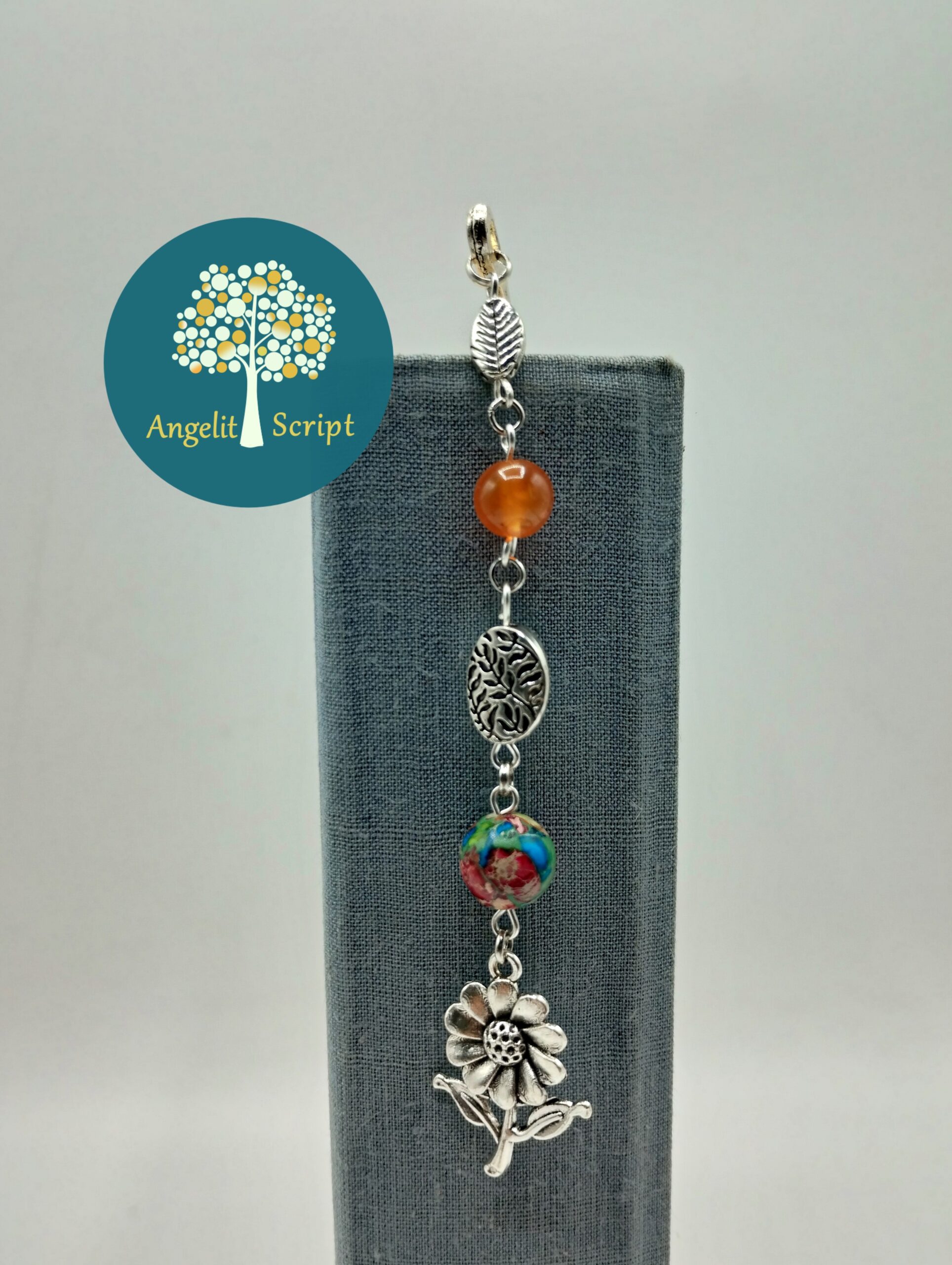 Semn de carte mare - Floare - imagine 6